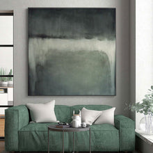 Load image into Gallery viewer, Gray Gradient Abstract Acrylic Art - Great for Minimalist Bedroom & Contemporary Gallery LargeART0630