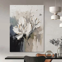 Load image into Gallery viewer, Textured Flower Abstract, Perfect for Romantic Bedroom & Feminine Dressing Room LargeART1342