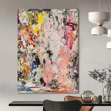 Load image into Gallery viewer, “Wildly Colorful Abstract Mélange” – Vivid Abstract Painting with a Myriad of Hues DTP097
