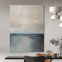Load image into Gallery viewer, Sea of Serenity - Soft - Toned Abstract Acrylic, Ideal for Spa - like Bathrooms and Relaxing Reading Nooks DTP034