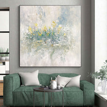 Load image into Gallery viewer, Large - Scale Yellow Flowers in Soft Tones Acrylic for Cozy Bedroom & Elegant Living Room LargeART0304