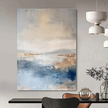 Load image into Gallery viewer, Coastal - Inspired Abstract, Suited for Beach House Living Room & Relaxing Spa LargeART1340