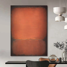 Load image into Gallery viewer, “Reddish - Orange Color - Field” - Rothko - Style Art on Canvas DKH1613