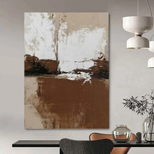 Load image into Gallery viewer, “Neutral Tone Gradients” Abstract Minimalist Painting on Canvas, Sophisticated Decor DKH975