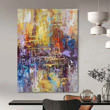 Load image into Gallery viewer, Colorful Urban Abstract Art for Loft - style Living Room & Creative Office Space LargeART0924
