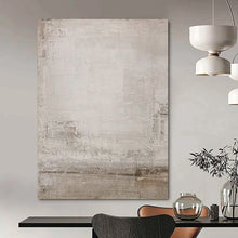 Load image into Gallery viewer, Light Grey Subtle Abstract Acrylic Art, Great for Nursery & Reading Corners LargeART0979