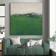 Load image into Gallery viewer, Misty Green Field Acrylic Art - Suited for Nature - lover’s Study & Minimalist Living Room LargeART0645
