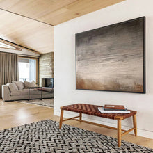 Load image into Gallery viewer, Textured Gray - Toned Abstract Painting for Industrial Loft & Minimalist Gallery DKH327