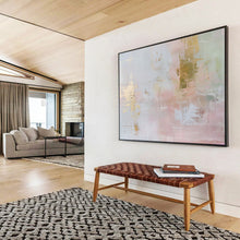 Load image into Gallery viewer, Gold - Accented Abstract Canvas Painting DKH498