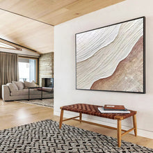 Load image into Gallery viewer, Textured Earth Layers - Natural Living Room Art LargeART1553