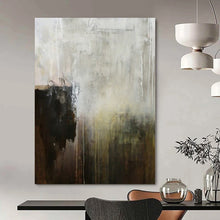 Load image into Gallery viewer, Earth - Toned Abstract Landscape Canvas Painting, Great for Rustic Living Room & Nature - Lover’s Office LargeART1151