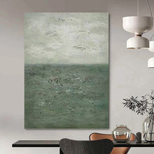 Load image into Gallery viewer, “Textured Grey Sea & Sky” - Atmospheric Coastal Art on Canvas DKH1504