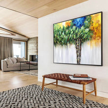 Load image into Gallery viewer, Colorful Abstract Tree Art for Bohemian Living Room & Creative Kids’ Space DKH176