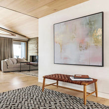 Load image into Gallery viewer, Soft - Toned Gold - Accent Abstract Canvas Painting DKH484