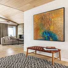 Load image into Gallery viewer, Mixed - Media Abstract Painting On Canvas DKH388