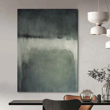 Load image into Gallery viewer, “Grey Gradient Mood” - Grey Abstract Art on Canvas DKH1193