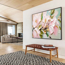 Load image into Gallery viewer, 3D Floral Abstract Painting for Romantic Bedroom & Chic Boutique DKH253