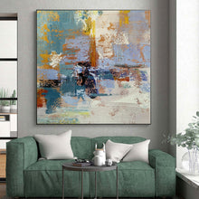 Load image into Gallery viewer, Oversized Hand - painted Textured Abstract Blend Acrylic Art for Art - Loving Hallways LargeART0228