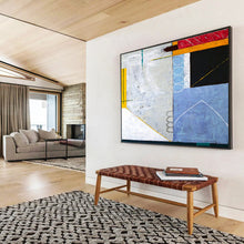 Load image into Gallery viewer, Modern Color - Block Abstract Painting on Canvas DKH570