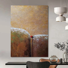 Load image into Gallery viewer, Subtle Connection - Earth - Toned Abstract Acrylic Work, Suited for Cozy Bedrooms and Rustic - Style Studies DTP033
