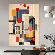 Load image into Gallery viewer, Colorful Geometric Composition Acrylic Art, Suited for Playroom & Modern Lounge LargeART1042