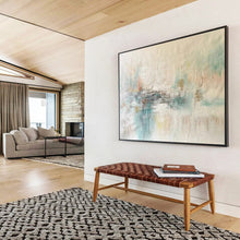 Load image into Gallery viewer, Soft Tones Abstract Painting for Serene Bedroom & Minimalist Boutique DKH290