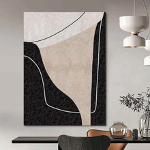Load image into Gallery viewer, Abstract Shape Collage 2 Canvas Painting, Perfect for Contemporary Bedroom & Art Gallery LargeART1163