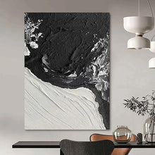 Load image into Gallery viewer, “Starry Night Voyage: Colorful Seascape” Abstract Painting on Canvas, Nautical Bedroom Decor DKH1048