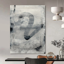 Load image into Gallery viewer, Gray Curve Mystery – Gray, White, Black with Flowing Strokes DTP189