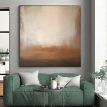 Load image into Gallery viewer, Oversized Soft Tonal Abstract Art for Serene Bedroom & Minimalist Spa LargeART0519
