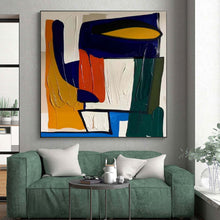 Load image into Gallery viewer, Bold Color Block Composition Acrylic Art - Great for Art Deco - inspired Entryway & Modernist Café LargeART0620