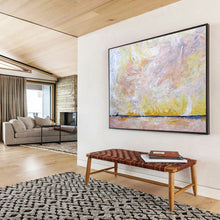 Load image into Gallery viewer, Pastel Sky Abstract Painting on Canvas DKH564