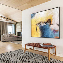 Load image into Gallery viewer, Vibrant Color Fusion Abstract Acrylic painting DLZ156