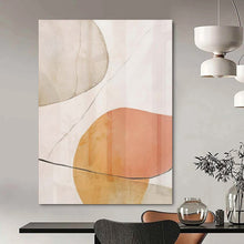 Load image into Gallery viewer, Earthy - Toned Abstract Layers Acrylic Art, Ideal for Bohemian - Style Living Room & Nature - Inspired Studio LargeART1059