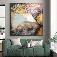 Load image into Gallery viewer, Large - Scale Floral Lady Silhouette Acrylic Art for Boudoir & Garden Café LargeART0418