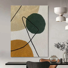 Load image into Gallery viewer, Geometric Color Block Abstract Painting, Perfect for Modern Kids’ Room & Creative Office LargeART1421