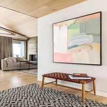 Load image into Gallery viewer, Pastel Color - Block Abstract Painting On Canvas DKH412