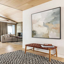 Load image into Gallery viewer, Pastel - Hued Abstract Painting for Contemporary Living Room & Art - Inspired Nursery DKH246