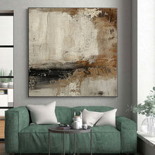 Load image into Gallery viewer, Crackled Texture Abstract Acrylic Art - Ideal for Eclectic Living Room & Artistic Studio LargeART0551