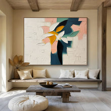 Load image into Gallery viewer, Colorful Abstract Floral Painting on Canvas - “Vibrant Blooms” DKH747