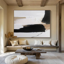 Load image into Gallery viewer, Minimalist Black & White - Calm Living Room Art LargeART1563