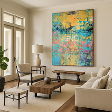 Load image into Gallery viewer, Vibrant Abstract Painting, Multicolor, Expressive Art for Creative Studio & Living Room LargeART2167