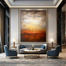 Load image into Gallery viewer, Sunset Horizon in Hues Art for Romantic Bedroom & Beachfront Bar LargeART0917