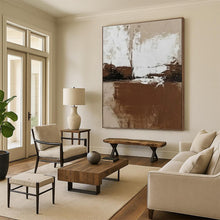 Load image into Gallery viewer, “Neutral Tone Gradients” Abstract Minimalist Painting on Canvas, Sophisticated Decor DKH975