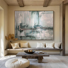 Load image into Gallery viewer, Industrial Abstract Painting with Muted Tones for Loft Apartment & Artistic Workplace DKH178