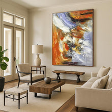 Load image into Gallery viewer, Colorful Abstract Fusion Acrylic Art - Suited for Bohemian - style Bedroom & Artistic Studio LargeART0619