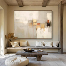 Load image into Gallery viewer, Soft - Toned Minimalist Abstract Painting On Canvas DKH348