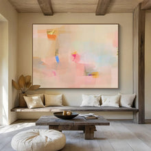 Load image into Gallery viewer, Pastel - Toned Abstract Minimalist Painting for Scandinavian Nursery & Calm Office DKH033
