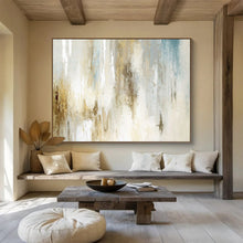 Load image into Gallery viewer, Soft Neutrals & Subtle Blues Abstract Painting DKH522