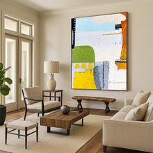 Load image into Gallery viewer, Bright Color - Block Abstract - Fits Playful Kids’ Room & Art Gallery Pop - Up LargeART2376